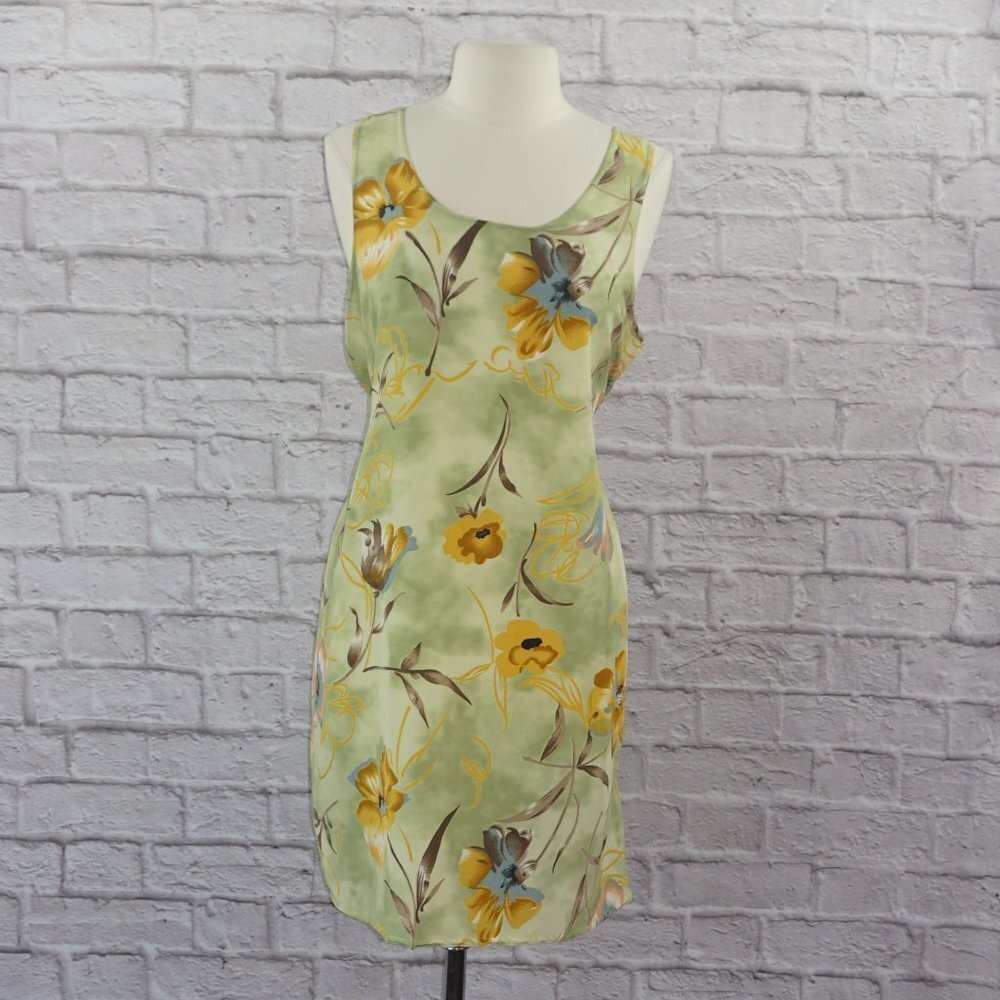 Vintage 90s Floral Slip Dress 1x